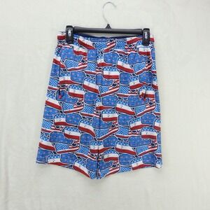 Vineyard Vines Performance Athletic Shorts Youth  XL USA America Red White Blue